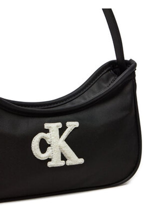 Calvin Klein Jeans Torebka Teddy Ck IU0IU00684 Czarny. Kolor: czarny