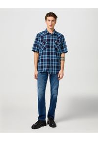 Wrangler - MESKA KOSZULA WRANGLER SS WESTERN SHIRT LATIGO INDIGO 112362899 #3
