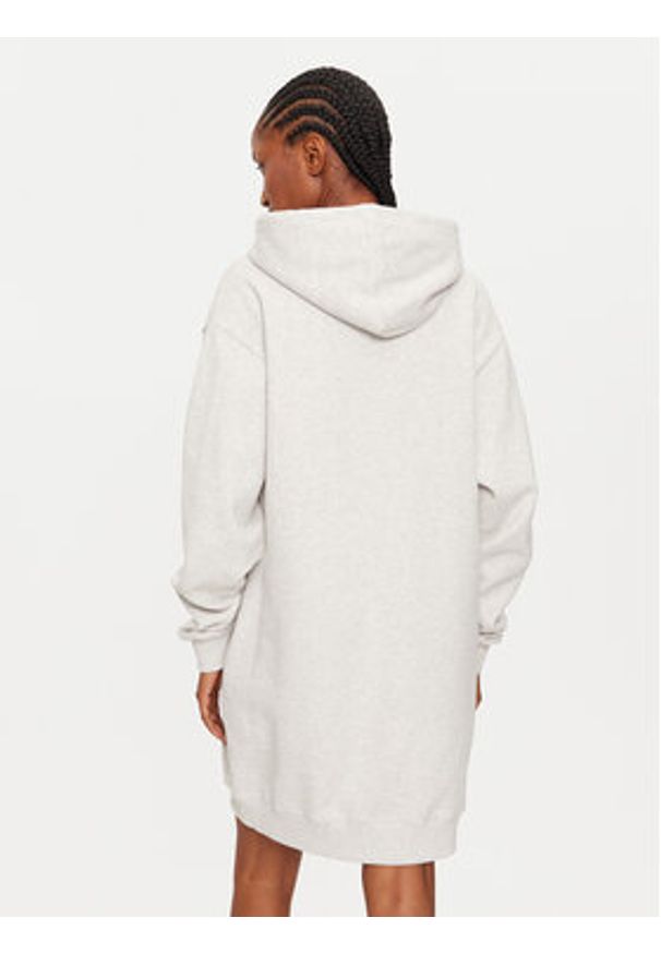 Calvin Klein Jeans Sukienka dzianinowa Chenille J20J224685 Szary Relaxed Fit. Okazja: na co dzień. Kolor: szary. Materiał: bawełna. Typ sukienki: proste. Styl: casual