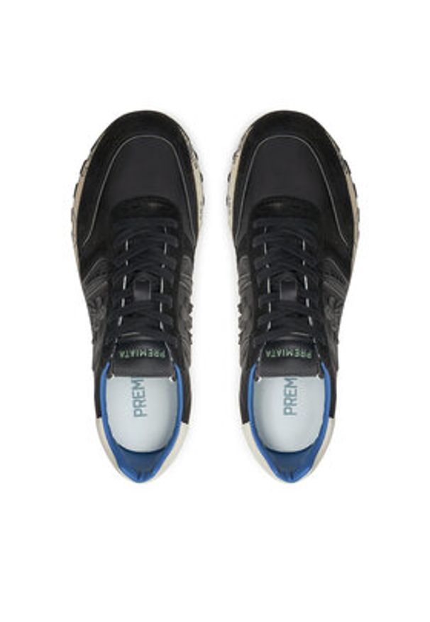 Premiata Sneakersy Lander 7079 Czarny. Kolor: czarny. Materiał: materiał