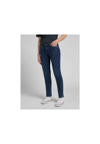 Lee - LEE ELLY DAMSKIE SPODNIE JEANSOWE JEANSY CLEAR INDIGO L305QDKF 112320177 #1