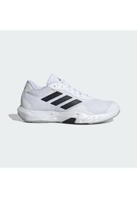 Adidas - Buty Amplimove Trainer. Kolor: wielokolorowy, szary, biały, czarny. Materiał: materiał. Sport: turystyka piesza #2