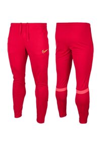 Spodnie Sportowe dla dzieci Nike DF Academy 21 Pant. Kolor: czerwony