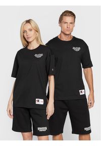 Champion T-Shirt Unisex STRANGER THINGS 217791 Czarny Custom Fit. Kolor: czarny. Materiał: bawełna #1