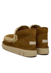 Mou Śniegowce MU.FW531009A Brązowy. Kolor: brązowy. Materiał: zamsz, skóra #6