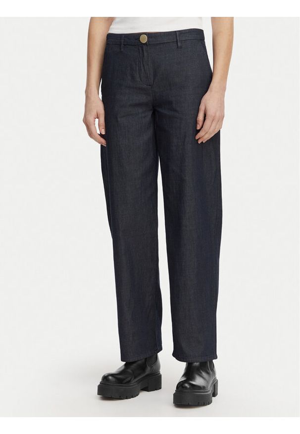 Armani Exchange Spodnie materiałowe XW002257 AF21337 MB001 Granatowy Relaxed Fit. Kolor: niebieski. Materiał: bawełna