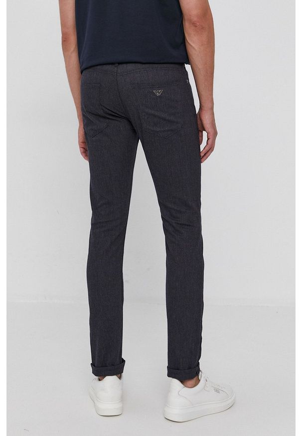 Emporio Armani - Jeansy. Kolor: niebieski