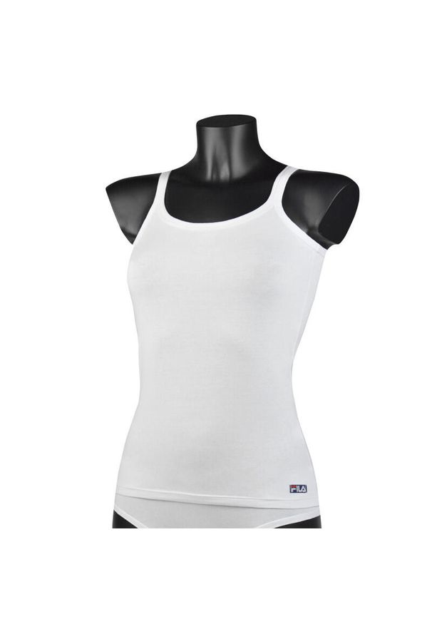 Damski top Fila Navy - XS. Okazja: na co dzień. Kolor: niebieski. Materiał: bawełna, elastan. Długość: krótkie. Styl: casual