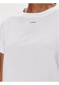 Pinko T-Shirt 100373 A1N8 Biały Regular Fit. Kolor: biały. Materiał: bawełna #4
