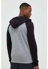 Quiksilver bluza męska kolor czarny z kapturem gładka. Okazja: na co dzień. Typ kołnierza: kaptur. Kolor: szary. Materiał: bawełna. Długość rękawa: raglanowy rękaw. Wzór: gładki. Styl: casual #5