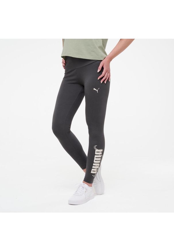 Legginsy fitness damskie Puma 7/8. Kolor: szary. Materiał: bawełna, elastan. Sport: fitness