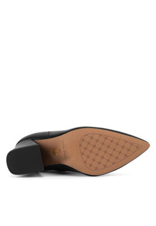 Nine West Botki CEO-AIDA-01 Czarny. Kolor: czarny. Materiał: materiał, skóra