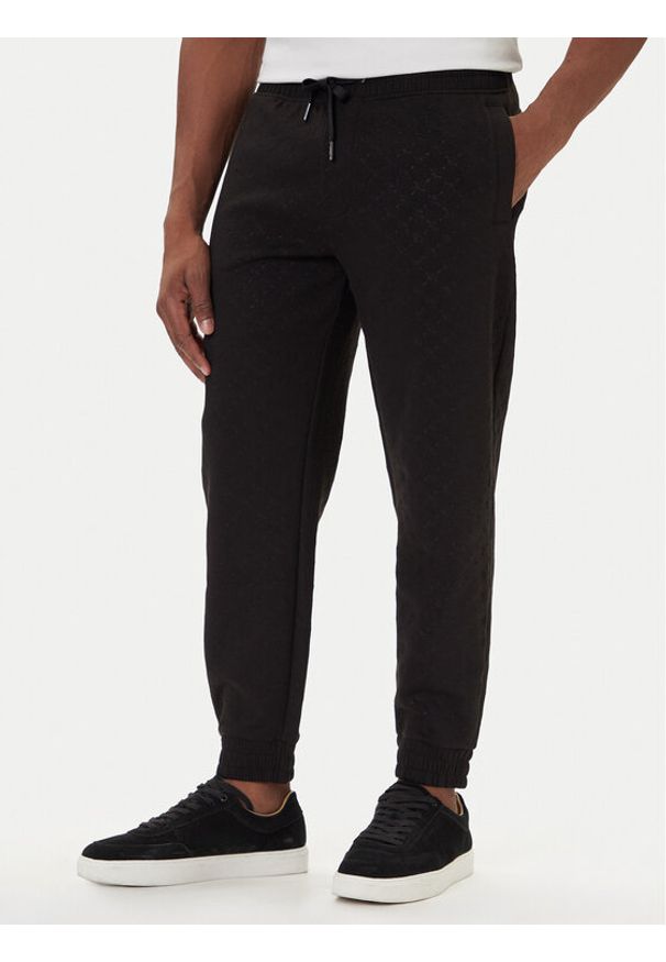 JOOP! Spodnie dresowe 17 JJ-31Benzio 30047443 Czarny Regular Fit. Kolor: czarny. Materiał: syntetyk