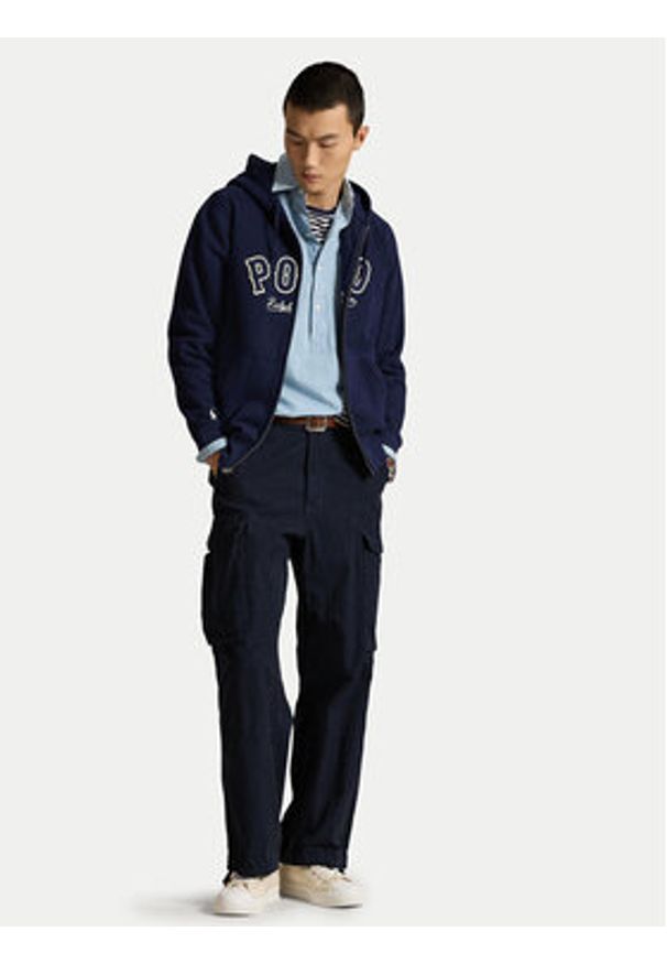 Polo Ralph Lauren Bluza 710P04874001 Granatowy Regular Fit. Typ kołnierza: polo. Kolor: niebieski. Materiał: bawełna