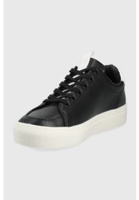 DKNY - Dkny sneakersy K4146181.005 kolor czarny. Nosek buta: okrągły. Zapięcie: sznurówki. Kolor: czarny. Materiał: guma #2