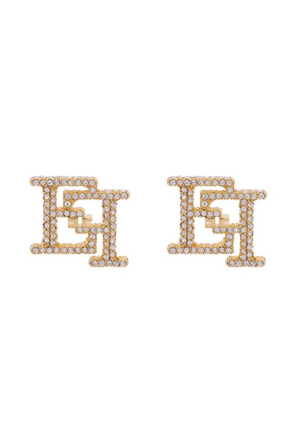 Elisabetta Franchi Kolczyki OR-02A-56E2-240 Złoty. Materiał: metalowe. Kolor: złoty