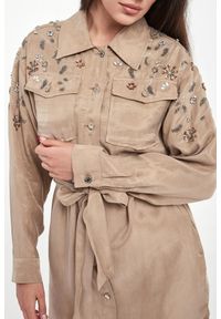 Liu Jo - Sukienka szmizjerka z ozdobnymi kamieniami LIU JO. Typ sukienki: szmizjerki #5