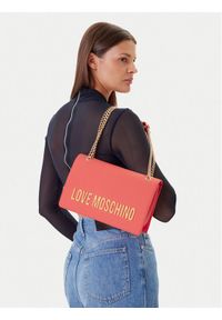 Love Moschino - LOVE MOSCHINO Torebka JC4192PP1MKD0464 Koralowy. Kolor: pomarańczowy. Materiał: skórzane #1