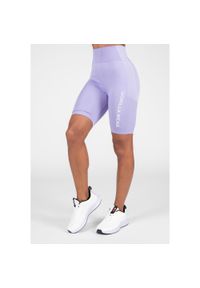 GORILLA WEAR - Selah Bezszwowe Cycling Szorty ilac. Kolor: fioletowy. Sport: fitness
