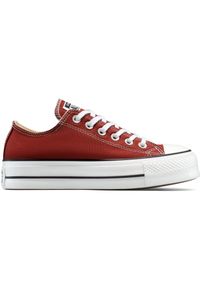 Buty sportowe Converse Chuck Taylor As Lift. Kolor: czerwony. Materiał: materiał. Sport: fitness #1