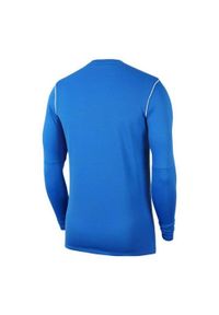 Nike - Męska Bluza Park 20 Z Okrągłym Dekoltem. Kolor: niebieski