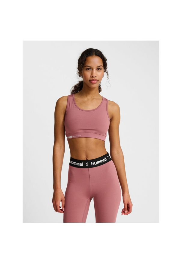 Biustonosz podtrzymujący dla kobiet Hummel Light. Kolor: fioletowy