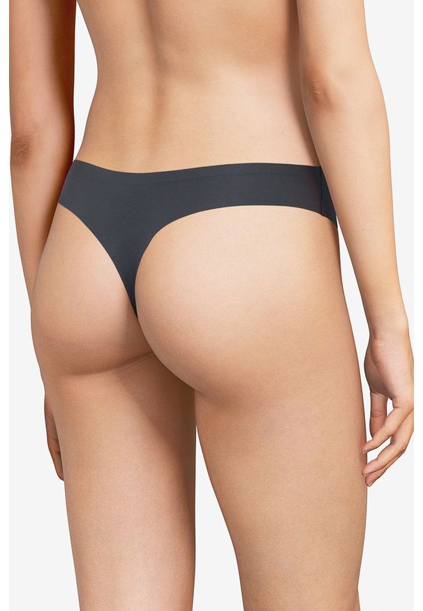 Chantelle Stringi kolor szary. Kolor: szary
