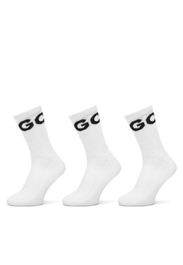 Hugo - HUGO Skarpety długie 50531517 Biały. Kolor: biały. Materiał: bawełna