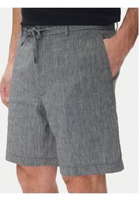 BOSS Szorty materiałowe C-Kane-Rds-Shorts 50538016 Niebieski Regular Fit. Kolor: niebieski. Materiał: len #3