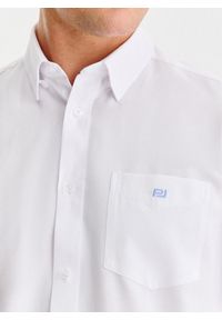 Pako Lorente - PAKO LORENTE – Biała koszula męska. Kolor: biały. Materiał: poliester, bawełna. Długość rękawa: długi rękaw. Długość: długie #4