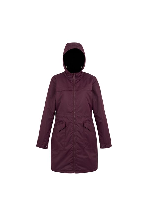 Regatta - Kurtka Wodoodporna Damska Romine II. Kolor: wielokolorowy, czarny, czerwony, brązowy. Sport: turystyka piesza