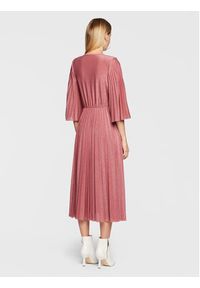 Rinascimento Sukienka koktajlowa CFC0111400003 Różowy Regular Fit. Kolor: różowy. Materiał: wiskoza. Styl: wizytowy #4