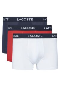 Lacoste Komplet 3 par bokserek 5H2394 Kolorowy. Materiał: syntetyk. Wzór: kolorowy
