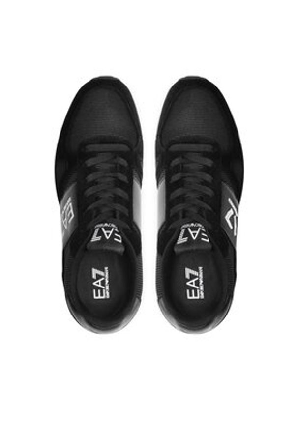 EA7 Emporio Armani Sneakersy X8X151 XK354 A120 Czarny. Kolor: czarny. Materiał: materiał