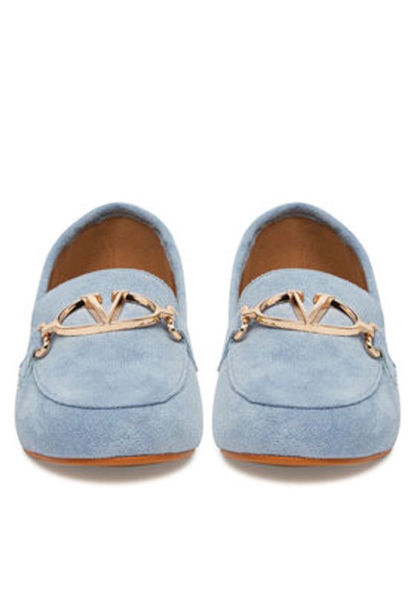 DeeZee Loafersy 200-1 Niebieski. Kolor: niebieski. Materiał: materiał