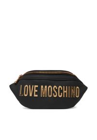 Love Moschino - LOVE MOSCHINO Saszetka nerka JC4195PP1NKD0000 Czarny. Kolor: czarny. Materiał: skóra