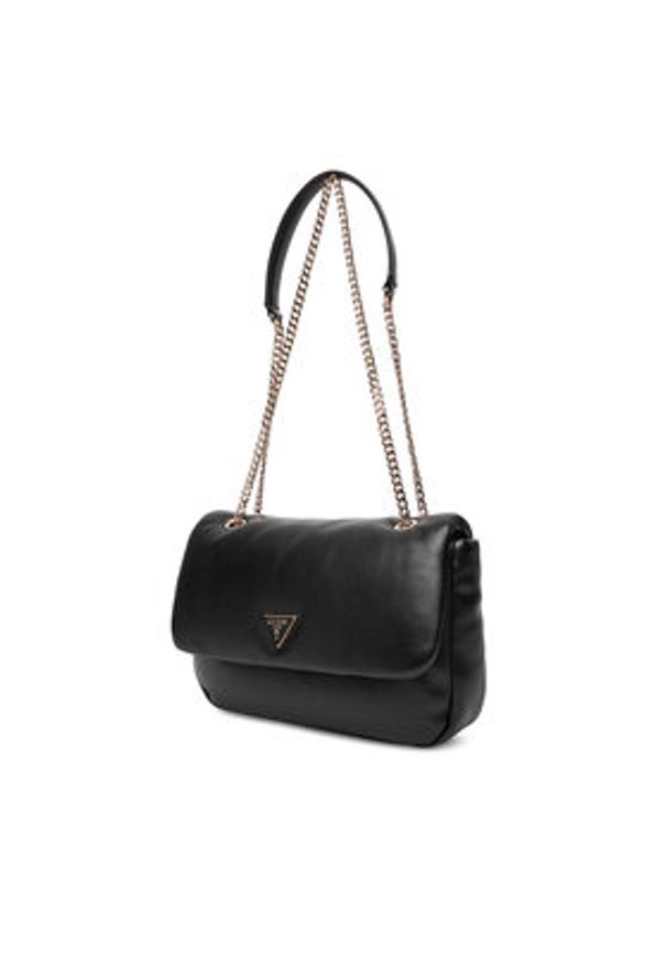 Guess Torebka Sunetra HWNG75 34210 Czarny. Kolor: czarny. Materiał: skórzane