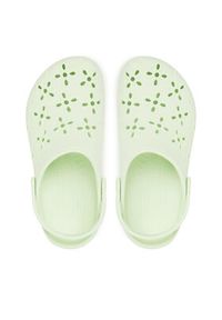 Crocs Klapki Classic Floral Cut-Out Clog 210927 Zielony. Kolor: zielony #5