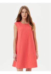 DKNY Sukienka codzienna DD5N1H63 Koralowy Regular Fit. Okazja: na co dzień. Kolor: pomarańczowy. Materiał: syntetyk. Typ sukienki: proste. Styl: casual
