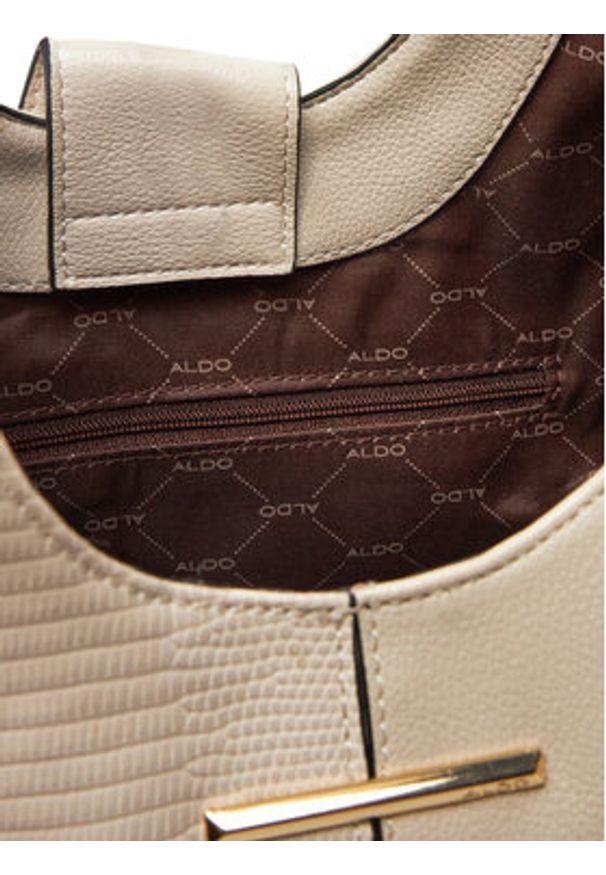 Aldo Torebka Overells 13989217 Écru. Materiał: skórzane