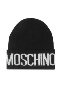 MOSCHINO Czapka 60091 M5672 Czarny. Kolor: czarny. Materiał: materiał #1