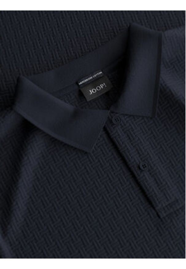 JOOP! Polo 10018924 30044673 Granatowy Regular Fit. Typ kołnierza: polo. Kolor: niebieski. Materiał: bawełna