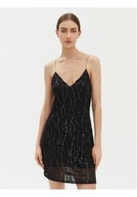 Imperial Sukienka koktajlowa A9990058S Czarny Regular Fit. Kolor: czarny. Materiał: syntetyk. Styl: wizytowy #1