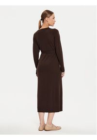 Max Mara Leisure Sukienka dzianinowa Scrivia 24263260 Brązowy Regular Fit. Kolor: brązowy. Materiał: wełna #2