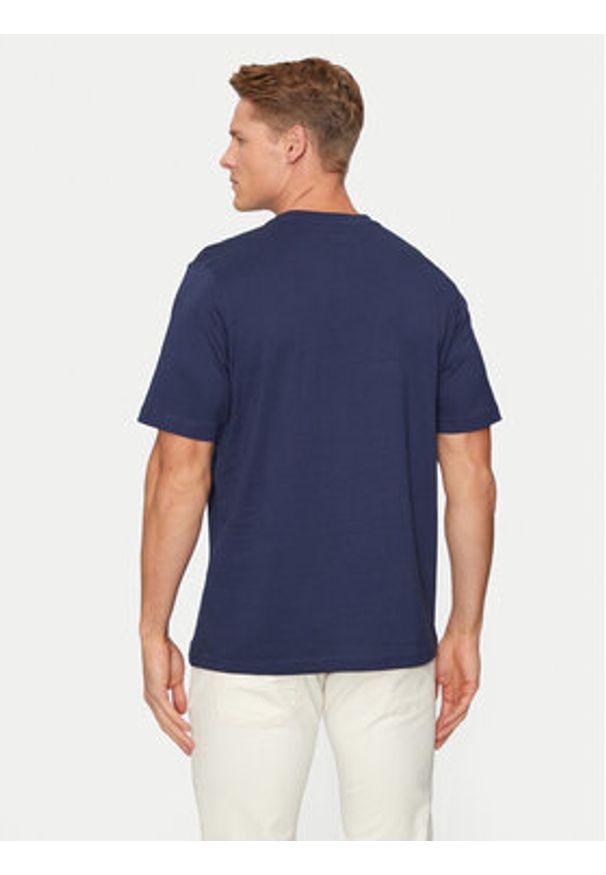 Kappa T-Shirt Logo Korpo Cromen 303HZ70 Granatowy Regular Fit. Kolor: niebieski. Materiał: bawełna