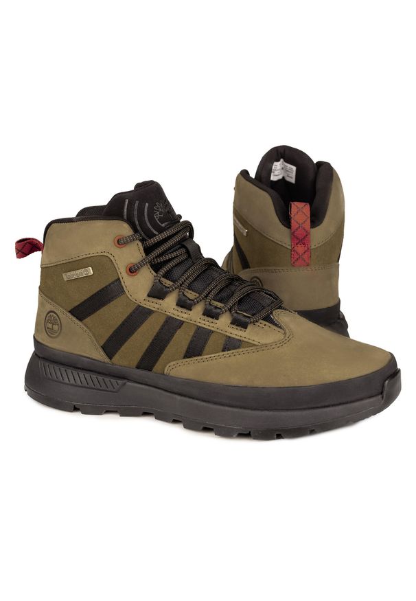 Buty męskie sportowe zimowe Timberland EURO TREKKER MID. Kolor: zielony, czarny, wielokolorowy. Sezon: zima