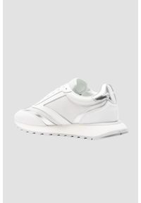 Karl Lagerfeld - KARL LAGERFELD Białe damskie sneakersy skórzane Kapri Karl NFT Lo Lace. Okazja: na co dzień. Kolor: biały. Materiał: skóra #4