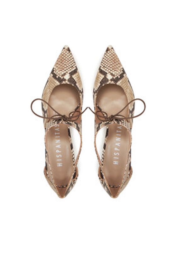 Hispanitas Czółenka Nova HV253934 Brązowy. Kolor: brązowy. Materiał: skóra