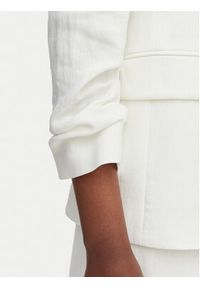 BOSS Marynarka Jia8 50557249 Biały Slim Fit. Kolor: biały. Materiał: wiskoza #3