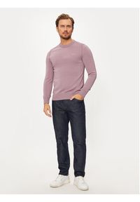 BOSS - Boss Sweter Avac_C 50501762 Fioletowy Regular Fit. Kolor: fioletowy. Materiał: syntetyk